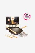 Dexam - Wok Set School Of Wok Pre-Seasoned - Svart - Stekpannor & gril...