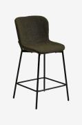 House Nordic - Counter Chair, Maceda - Set om 2 - Grön - Barstolar & p...