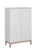 Loft24 - Pelle Skåp med 2 dörrar i Mdf - Vit - Skåp - Från Homeroom