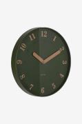Karlsson - Väggklocka Amena - Grön - Väggklockor & bordsur - Från Home...