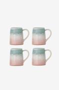 Bloomingville - Winnie Mugg, set om 4 - Flerfärgad - Koppar & muggar -...