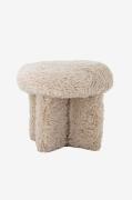 Bloomingville - Frikka Pouf - Beige - Fotpallar & puffar - Från Homero...