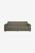Dorel Home - Allie Ii Bäddsoffa 3-sits i tyg - Brun - Bäddsoffor - Frå...