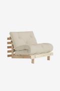 Karup - Loungestol Roots 90 Rå Bas - Beige - Fåtöljer - Från Homeroom