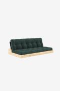 Karup - Base Bäddsoffa Tre sittplatser - Grön - Bäddsoffor - Från Home...