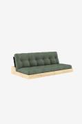 Karup - Base Bäddsoffa Tre sittplatser - Grön - Bäddsoffor - Från Home...