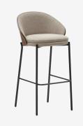 Kave Home - Barstol - eamy 2-pack - Beige - Barstolar & pallar - Från ...
