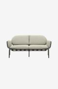 Kave Home - 2-sits soffa för utomhusbruk - joncols - Grå - Utesoffor &...