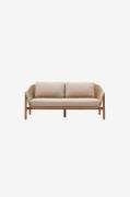 Kave Home - 2-sits soffa för utomhusbruk - galea - Beige - Utesoffor &...