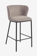 Kave Home - Barstol - ciselia 2-pack - Brun - Barstolar & pallar - Frå...
