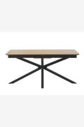 Håum - Cosmo Bord 90x160-200 Cm - Svart - Matbord - Från Homeroom