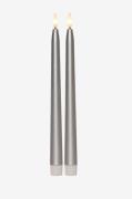 Star Trading - LED-Tapetljus Flamme Metal 2-p 28,5cm - Silver - Ljus -...