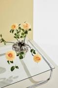Pastill - Lulu soffbord krom/glas 100x100 cm - Silver - Soffbord - Frå...