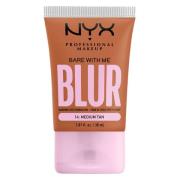 NYX Professional Makeup Bare With Me Blur Tint Foundation 14 Medi