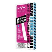 NYX Professional Makeup Zero to Brow Stencil For Thick Brows
