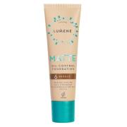 Lumene Matte Oil-Control Foundation 6 Bronze 30 ml