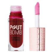 Makeup Revolution Pout Bomb Plumping Gloss Jelly Berry Mauve 4,6