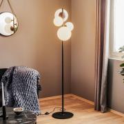 ALDEX Golvlampa Bloom. 4 lampor, svart