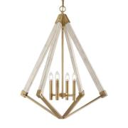 QUOIZEL Ljuskrona View Point i diamantform Ø 61 cm