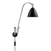 GUBI Bestlite BL6 vägglampa krom/svart