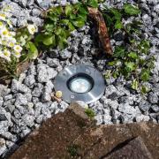 EVN Talpa golvinbyggnadslampa GU10 stål rund