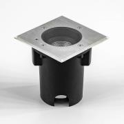 EVN Pentola inbyggnadslampa stål 13,5x13,5 3.000K