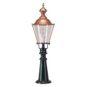 K.S. Verlichting Väglampa Elburg, svart, höjd 75 cm, metall, IP44