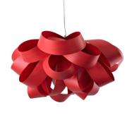 LZF LAMPS LZF Agatha Small hänglampa, 78 x 76 cm, röd