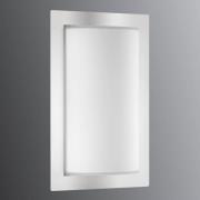 LCD LED-utomhusvägglampa Luis, glas, stål