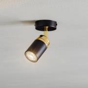 Luminex Takspotlight Reno, 1 lampa, svart/guld
