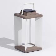 Les Jardins Solcellslykta Teckalu, Duratek/vit, 45,5cm