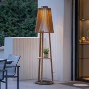 Les Jardins Solcellsgolvlampa Tecka med sensor, teak