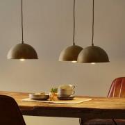 Moretti Luce Hänglampa Circle 3248.3L, 3 lampor, antik mässing