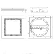 EVN ALQ LED-panel vit 15W 30x30 cm 3 000 K