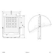 EVN Panthera utomhus LED-spot IP65 100 W 4 000 K