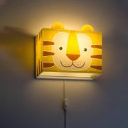 Dalber Little Tiger vägglampa för barn med stickpropp