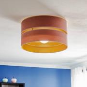 Duolla Taklampa Golden Duo Ø 40cm ljusrosa/guld