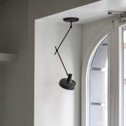 GRUPA Arigato 1-lampa för tak 70cm Ø23cm svart