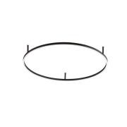 Ideallux Ideal Lux LED-taklampa Oracle Slim Ø 90 cm svart 3 000 K