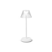 Ideallux Ideal Lux Lolita LED-terrasslampa, batteri vit