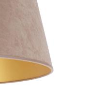 Duolla Lampskärm Cone höjd 18 cm, beige/guld