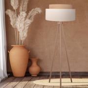 Duolla Golvlampa Boho, trebent ecru/jute höjd 145 cm