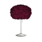 UMAGE Eos bordslampa medium röd/borstat stål