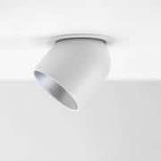 The Light Group SLC Cup LED-inbyggd downlight vit/silver 3 000 K