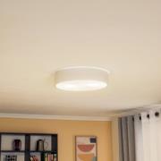Lamkur Taklampa Kimban i metall, Ø 36 cm, vit