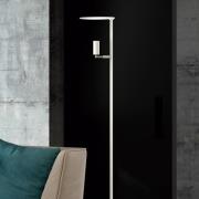 Carpyen LED-golvlampa Kelly, justerbar spot vit/nickel