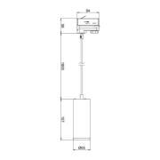 Deko-Light LED-pendellampa Lucea 3-krets 10W svart