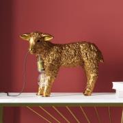 KARE Animal Flower Sheep bordslampa, guld