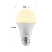 Arcchio LED-lampa E27 A60 9,5W 3 000 K opal 10-pack