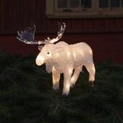 Konstsmide Christmas LED-ljusfigur älg för utomhusbruk Batteri